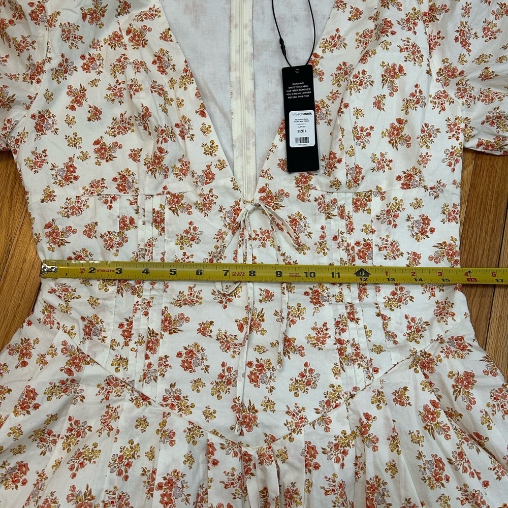 NWT Fashion Nova Belinda Floral Micro Mini Dress - Picture 8 of 9